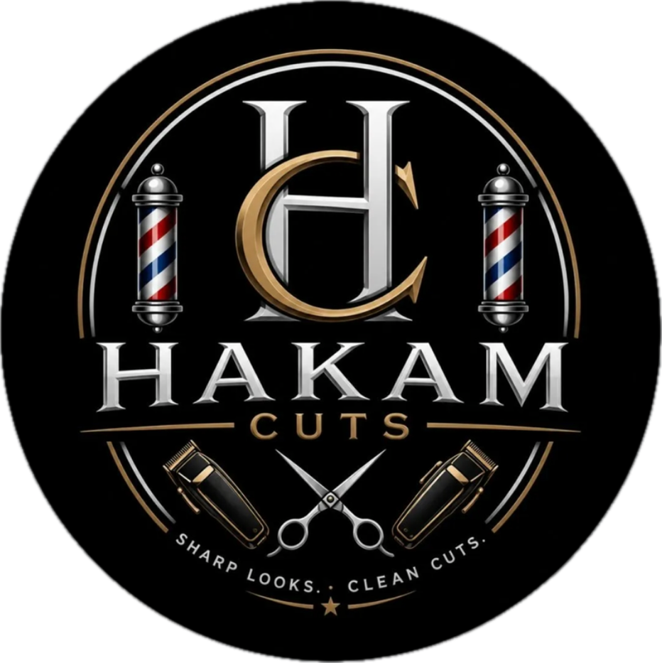 Hakam Cuts barber logo at Z Barber in Oak Creek Wisconsin